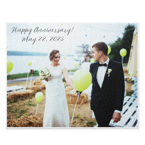 Personalized Wedding Puzzle - Rosados Box