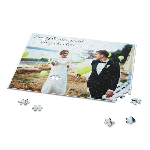 Personalized Wedding Puzzle - Rosados Box
