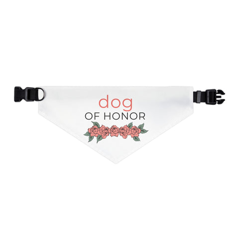 Dog of Honor Bandana Wedding Day Outfit