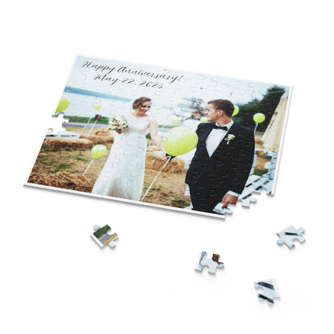 Personalized Wedding Puzzle - Rosados Box