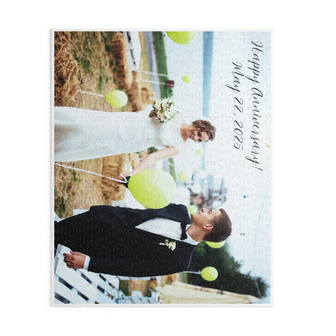 Personalized Wedding Puzzle - Rosados Box