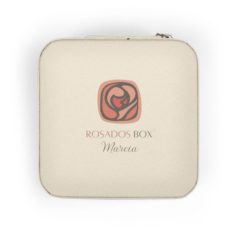 Personalized Name Jewelry Travel Case - Rosados Box