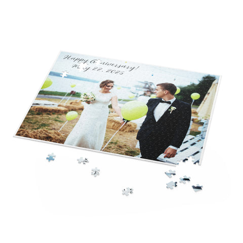 Personalized Wedding Puzzle - Rosados Box