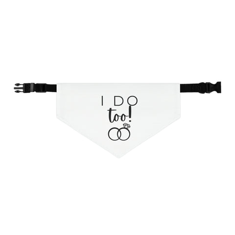 I Do Too Pet Bandana Wedding Day Outfit - Rosados Box