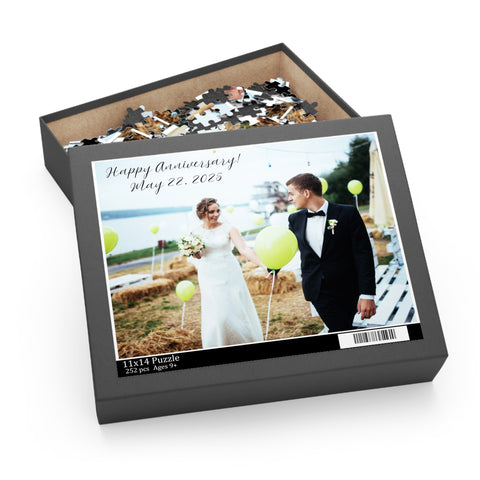 Personalized Wedding Puzzle - Rosados Box