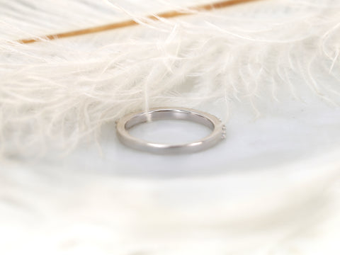 14kt Gold Matching Band to Taylor Diamond HALFWAY Eternity Ring - Rosados Box