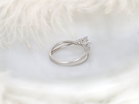 1/3ct Valentina 14kt Gold Diamond Crossover Round Twist Ring - Rosados Box