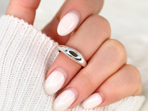 Eden 14kt Gold Dome Ring - Rosados Box