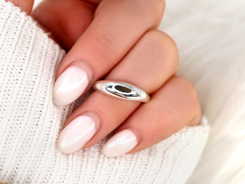 Eden 14kt Gold Dome Ring - Rosados Box