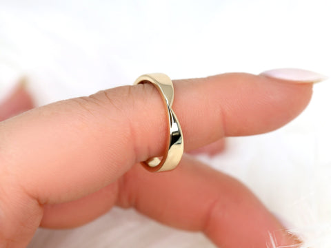 Ready to Ship Cerys 4mm 14kt YELLOW Gold Chevron Cigar Band,Unique Cigar Ring,Chevron Band,Nesting Ring,Cut Out Ring,Cigar Band,Wedding Ring