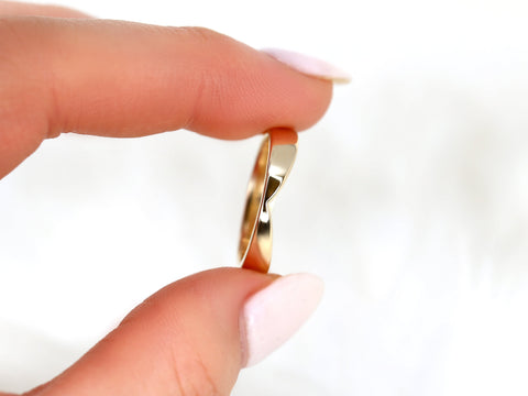 Ready to Ship Cerys 4mm 14kt YELLOW Gold Chevron Cigar Band,Unique Cigar Ring,Chevron Band,Nesting Ring,Cut Out Ring,Cigar Band,Wedding Ring