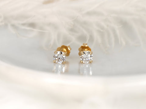 1ct Donna 14kt Gold Diamond Earrings,Diamond Studs,Unique Stud Earrings,Gift for Her,Anniversary Gift,Push Present,Birthday Gift,Milestone