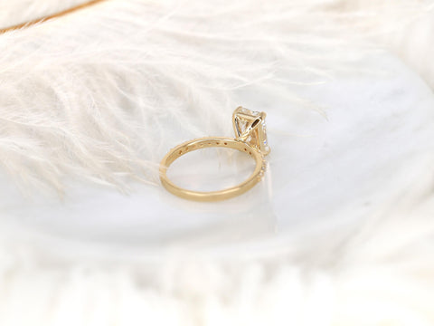 2.01ct Bryce 14kt Gold Diamond Radiant Solitaire Ring,Radiant Engagement Ring,Radiant Cut Ring,Anniversary Ring,Radiant Diamond Ring