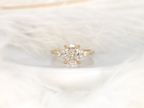 2.53ct Cassie 14kt Diamond Cushion Cluster Ring,Cushion Engagement Ring,Unique Diamond Ring,Cushion Cut Ring,Diamond Engagement Ring
