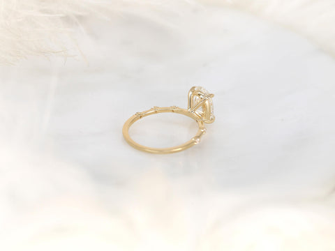 2ct Ready to Ship Alix 14kt Gold Diamond Dainty Minimalist Oval Solitaire Ring,Unique Oval Engagement Ring,Wedding Ring,Anniversary Gift