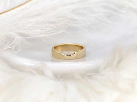 Carson 5mm 14kt Cigar Band,Unique Cigar Ring,Wide Band,Nesting Ring,Cut Out Ring,Cigar Band,Gold Wide Ring,Gold Wedding Ring,Carved Band