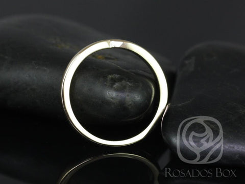 PLAIN Marla 14kt Cinched Gold Ring,Pinched Gold Band,Reverse Taper Ring,Curved Gold Ring,Wedding Band,Unique Ring,Stacking Ring,Gift For Her