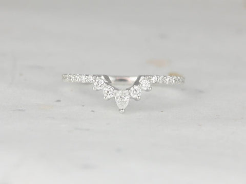 Riri 14kt Gold Diamonds Tiara Nesting Ring - Rosados Box