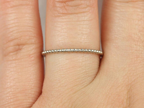 Ultra Petite Buddha Beads 14kt Gold Ring,Dainty Bead Ring,Petite Gold Ring,Gold Wedding Ring,Layering Jewelry,Gift For Her,Midi Ring