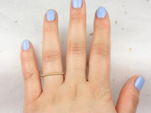 Ultra Petite Buddha Beads 14kt Gold Ring,Dainty Bead Ring,Petite Gold Ring,Gold Wedding Ring,Layering Jewelry,Gift For Her,Midi Ring