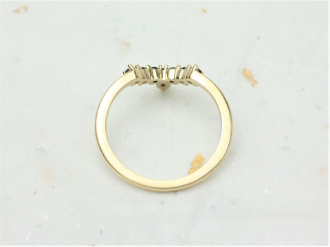 Marjorie 14kt Gold Black Onyx Nesting Ring - Rosados Box