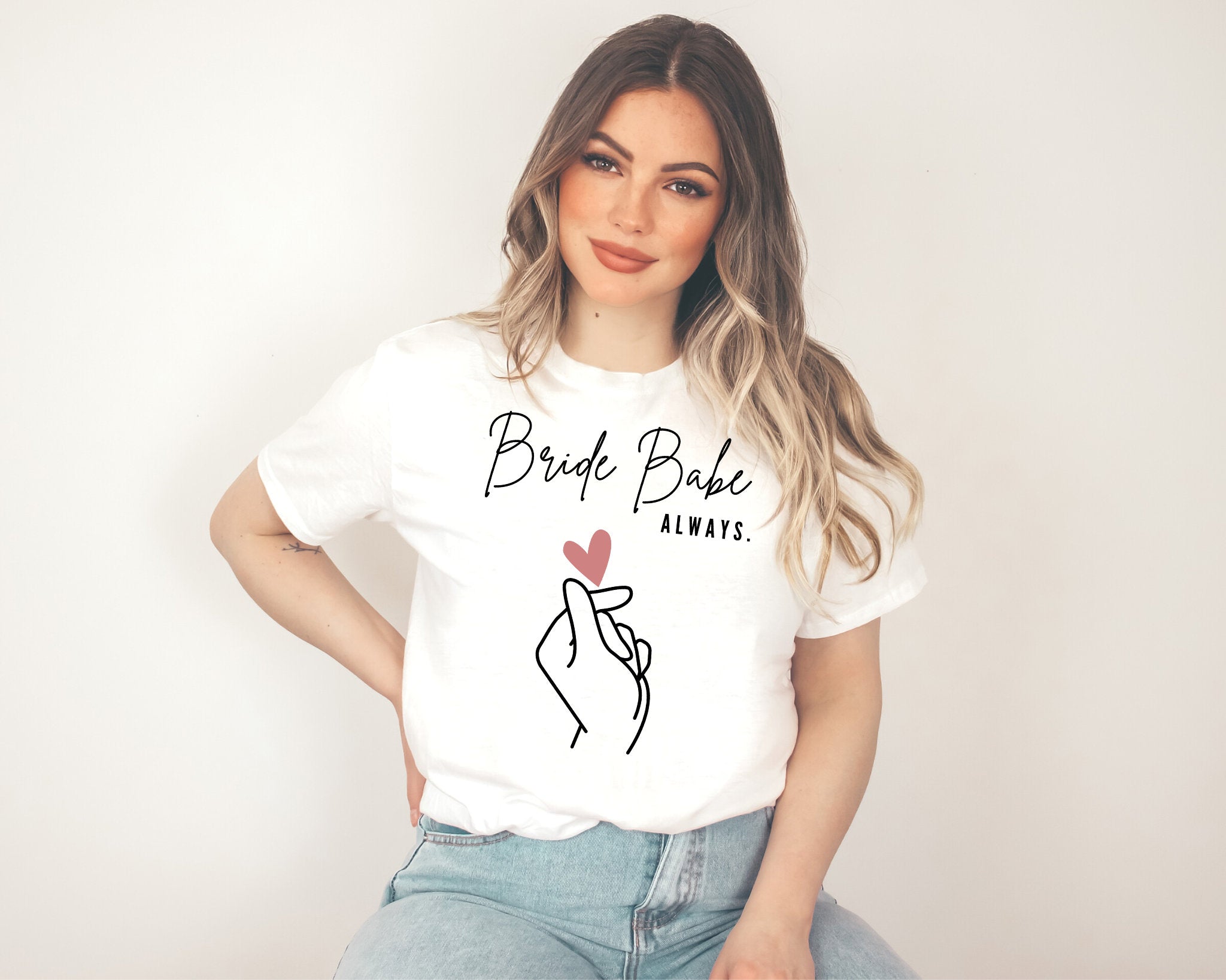 bride wedding dress t shirt BRIDE T-shirt (Embroidered)