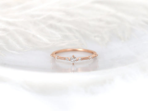 0.20ct Cosmo 14kt Gold Diamond Cluster Ring - Rosados Box