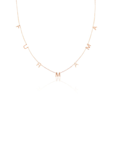 FURMAMA 14kt Solid Rose Gold Necklace,Fur Mom Gift,Gifts For Mom,Fur Momma Gift,Pet Parent Gift,Pet Parent Necklace,Dainty Gold Necklace - Rosados Box
