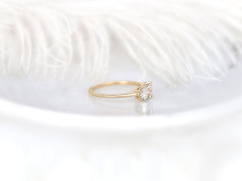 0.50ct Gemella 5x3mm + 4mm 14kt Gold Diamond Toi Et Moi Ring - Rosados Box