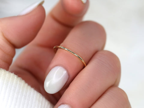 14kt Gold Matching Band to Layla Lola Lulu Ring - Rosados Box