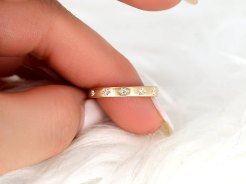 Nebula 14kt Gold Diamond Ring,Celestial Ring For Women,Pinky Ring,Solid Gold Ring,Gift For Her,North Star Ring,Dainty Star Ring,Polaris Ring