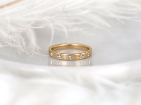 Nebula 14kt Gold Diamond Ring,Celestial Ring For Women,Pinky Ring,Solid Gold Ring,Gift For Her,North Star Ring,Dainty Star Ring,Polaris Ring