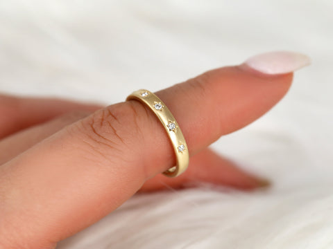 Nebula 14kt Gold Diamond Ring,Celestial Ring For Women,Pinky Ring,Solid Gold Ring,Gift For Her,North Star Ring,Dainty Star Ring,Polaris Ring