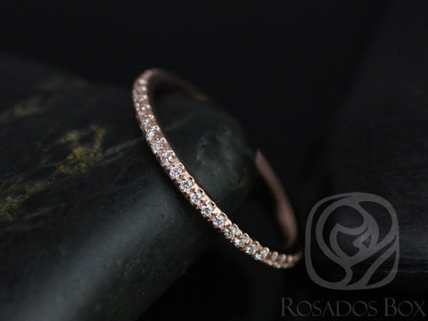 14kt Matching Band to Kimberly/Catalina Diamond ALMOST Eternity Ring - Rosados Box