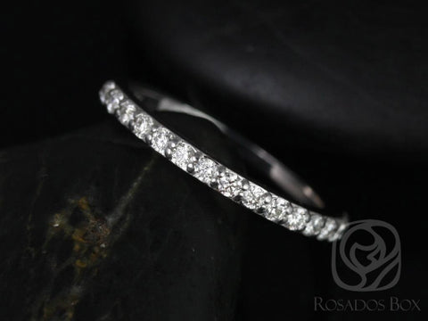 14kt Matching Band to Taylor Diamond HALFWAY Eternity Ring