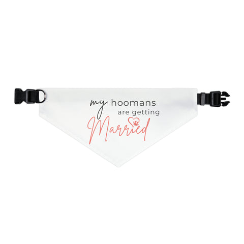 My Hoomans Are Getting Married Pet Bandana Wedding Outfit