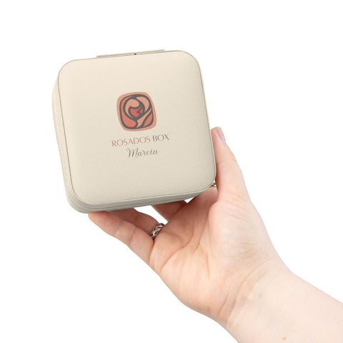 Personalized Name Jewelry Travel Case - Rosados Box