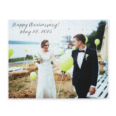 Personalized Wedding Puzzle - Rosados Box