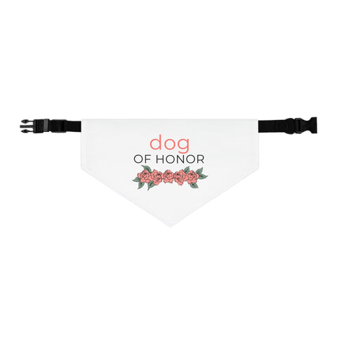 Dog of Honor Bandana Wedding Day Outfit