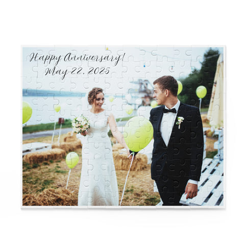 Personalized Wedding Puzzle - Rosados Box
