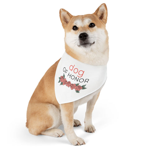Dog of Honor Bandana Wedding Day Outfit
