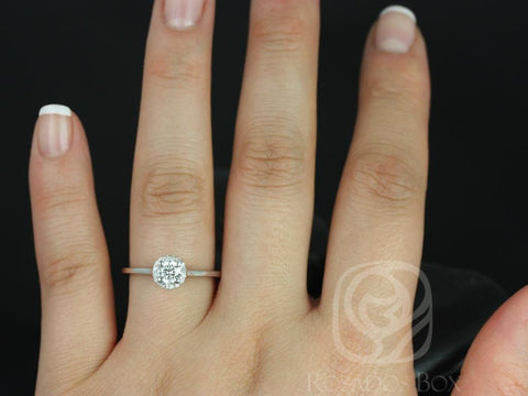 1/3ct Amerie 14kt Diamond Dainty Pave Halo Ring
