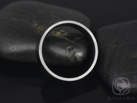 Gregory 7mm Black Zirconium High Polish Pipe Ring