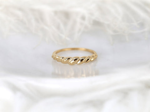 Petite Croissant 14kt Gold Ring
