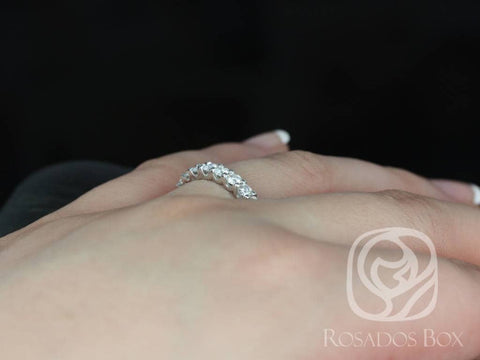 Cori 2.5mm 14kt Moissanite HALFWAY Eternity Ring,Moissanite Ring,Stacking Ring,Wedding Ring,Anniversary Gift,Diamond Ring,Eternity Band