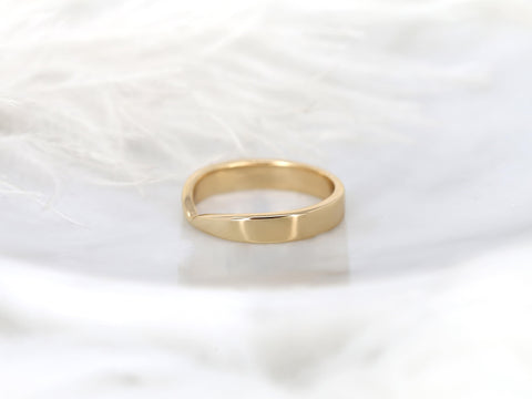 Ready to Ship Cerys 4mm 14kt YELLOW Gold Chevron Cigar Band,Unique Cigar Ring,Chevron Band,Nesting Ring,Cut Out Ring,Cigar Band,Wedding Ring