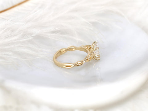 1.07ct Mara 14kt Diamond Marquise Celtic Knot Ring,Triquetra Engagement Ring,Marquise Engagement Ring,Unique Diamond Ring,Anniversary Ring