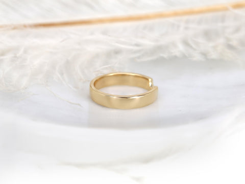 Codi 2.0 4mm 14kt Gold Cigar Band,Unique Cigar Ring,Nesting Ring,Cut Out Ring,Cigar Band,Unique Gold Ring,Wedding Ring,Gift for Her