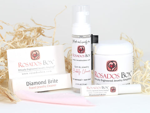 Sparkle Spa Set,Jewelry Cleaner,Biodegradable Jewelry Cleaner,Non Toxic Jewelry Cleaning,Gold Cleaner,Travel Size Jewelry Cleaner