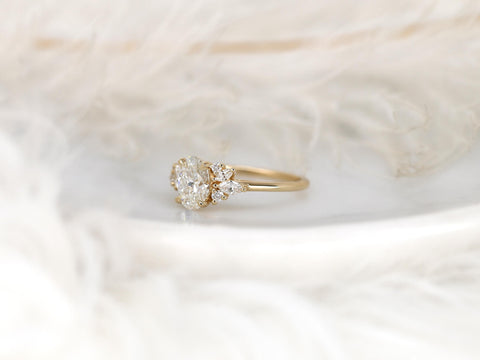 1ct Wisteria 14kt Gold Diamond Cluster Ring